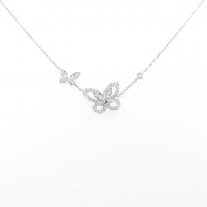 グラフ ダブル バタフライ シルエット ネックレス