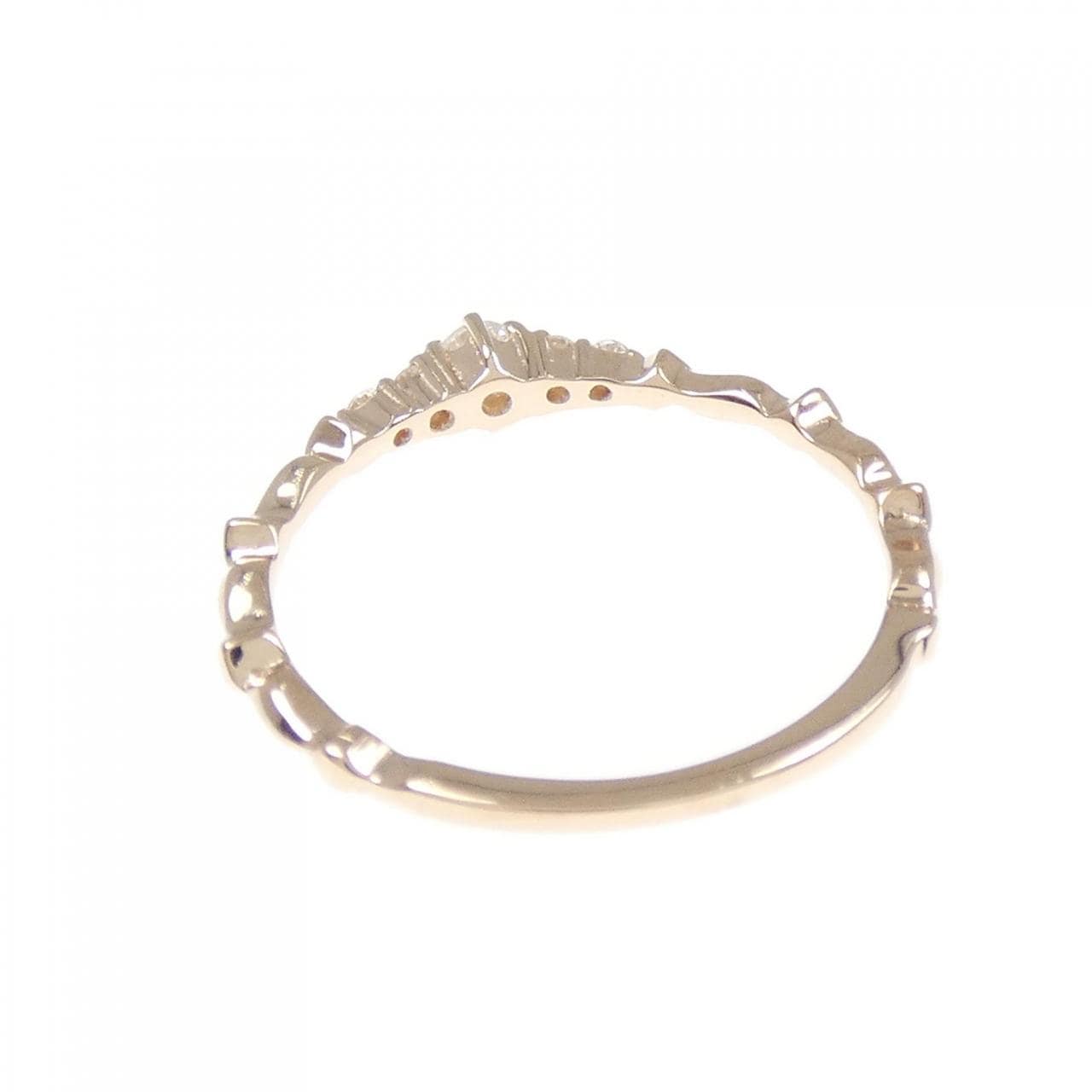アガット ダイヤモンド リング 0.08CT