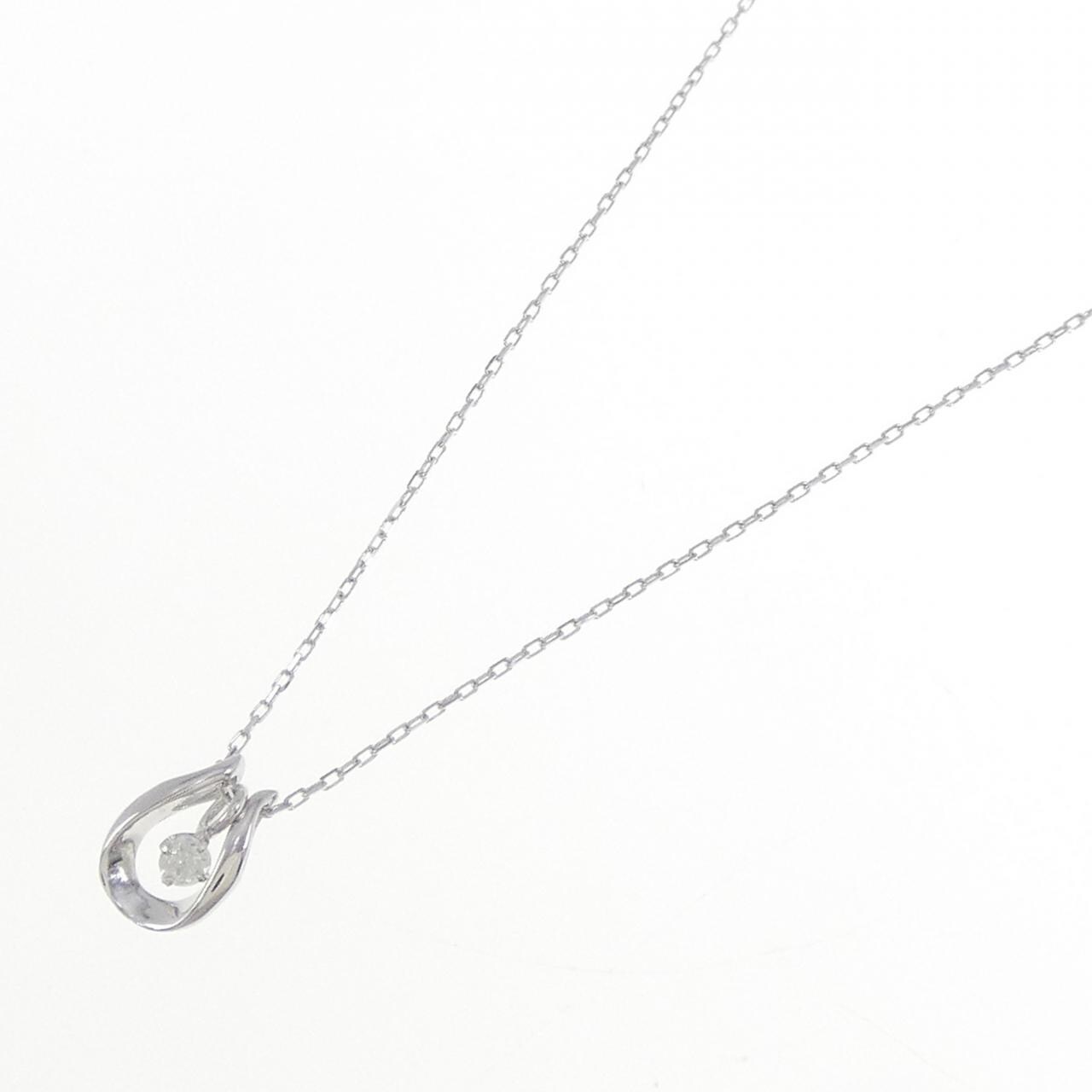 K10WG ダイヤモンド ネックレス 0.03CT