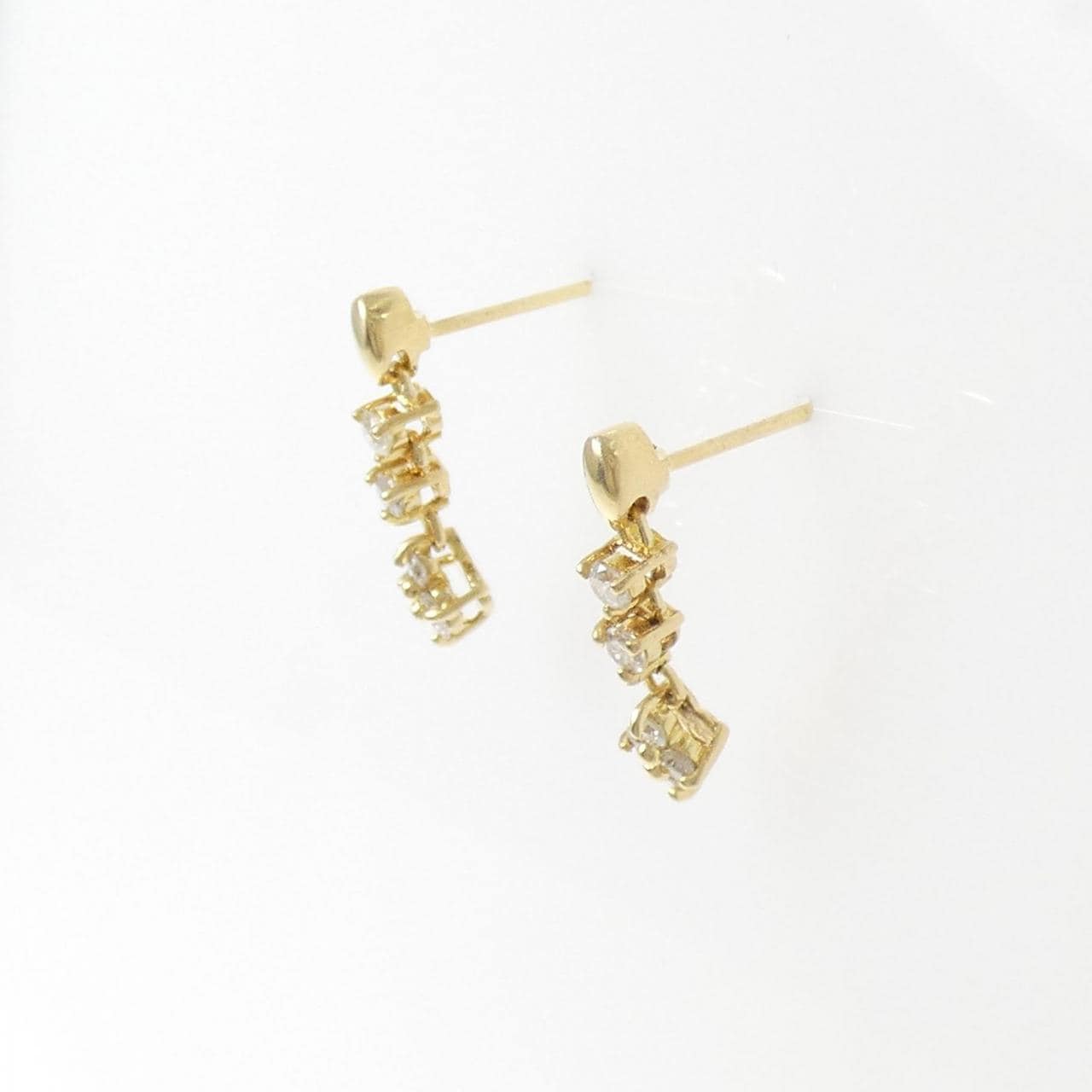 K18YG ダイヤモンド ピアス 0.30CT