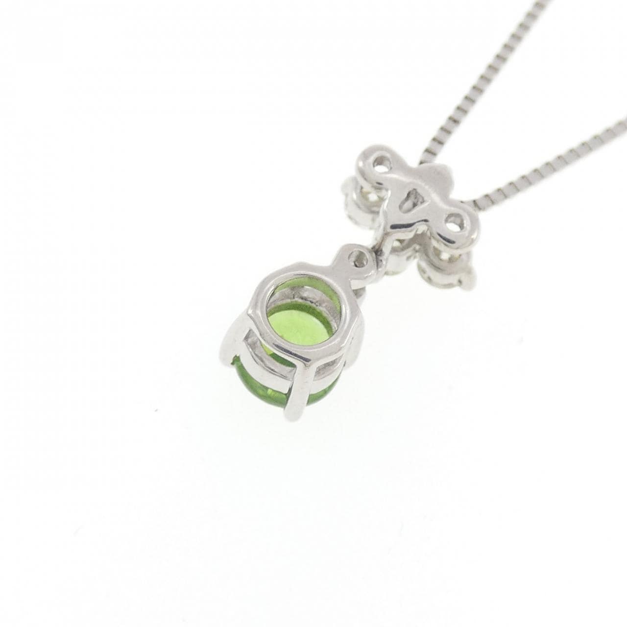 PT950/PT850 デマントイドガーネット ネックレス 0.52CT