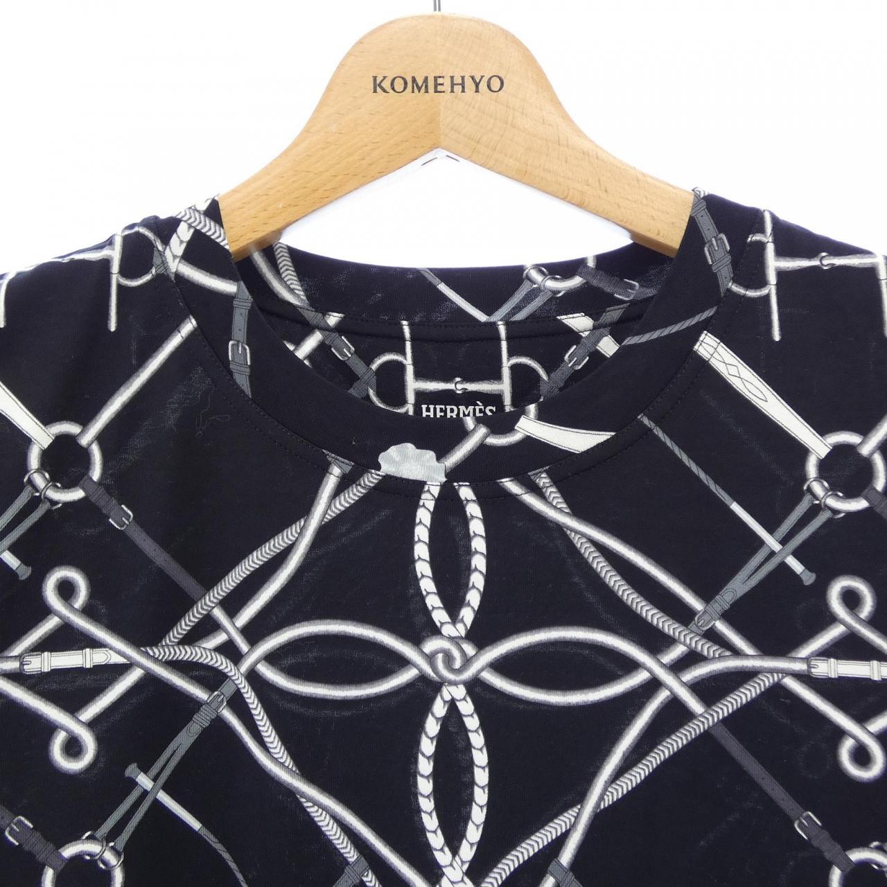エルメス HERMES PARCOURS SANS FAUTE *16-7704. カットワンピース