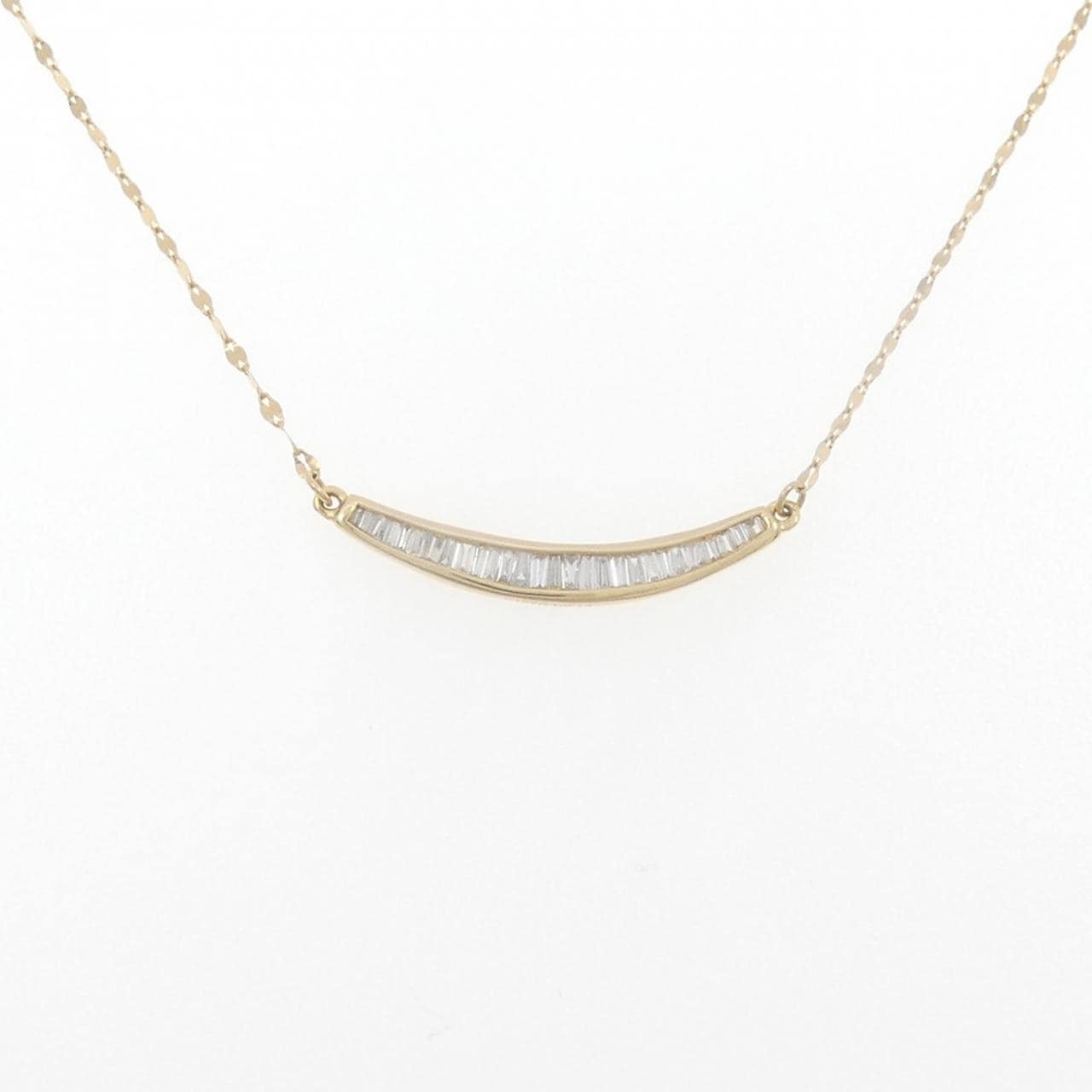 K18YG ダイヤモンド ネックレス 0.15CT
