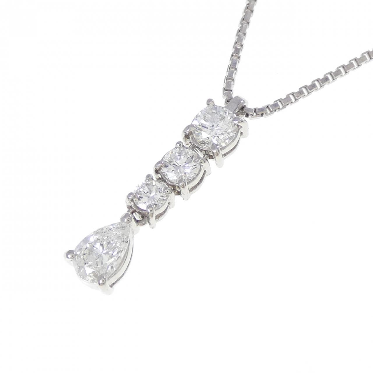PT900/PT850 Diamond Necklace 0.79CT