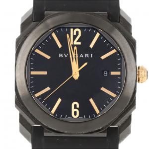 【ノーメンテナンス還元価格】ブルガリ オクトウルトラネロ DLC BGO41S/BGO41BBSVD SS 自動巻