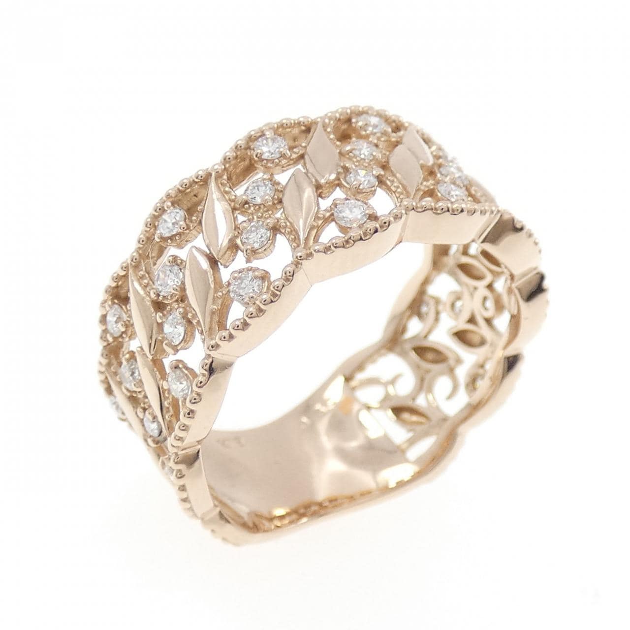 K18PG ダイヤモンド リング 0.33CT