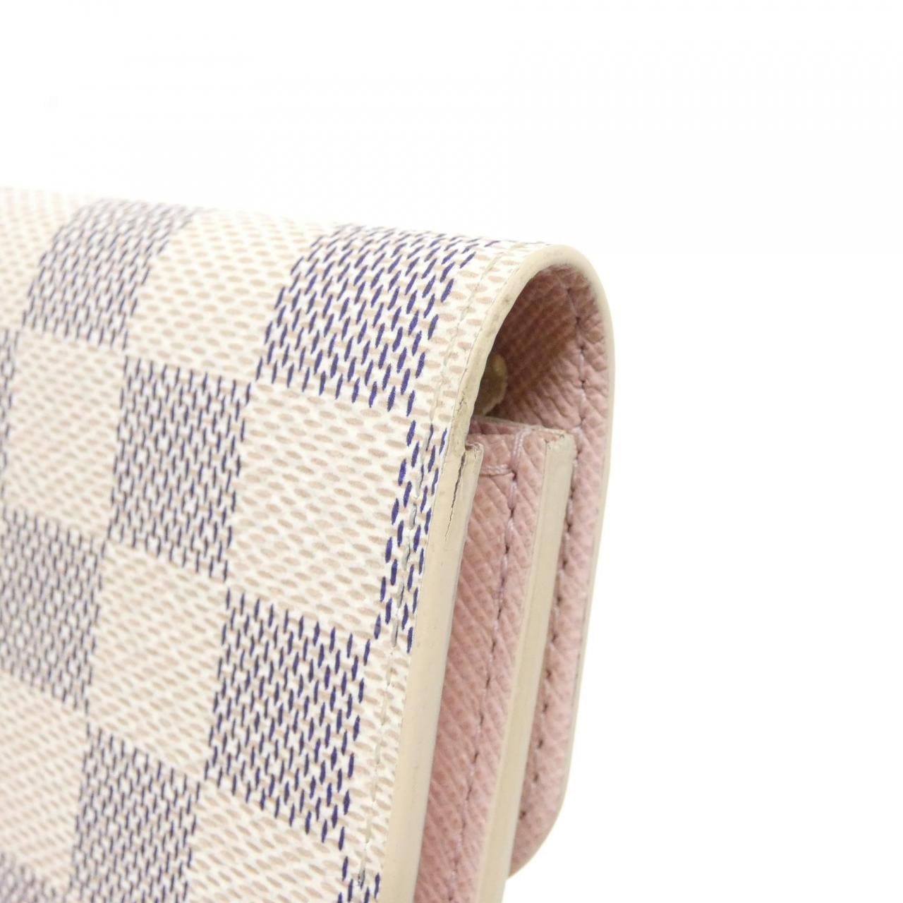 ルイヴィトン ダミエ アズール ポルトフォイユ エミリー N41625 財布