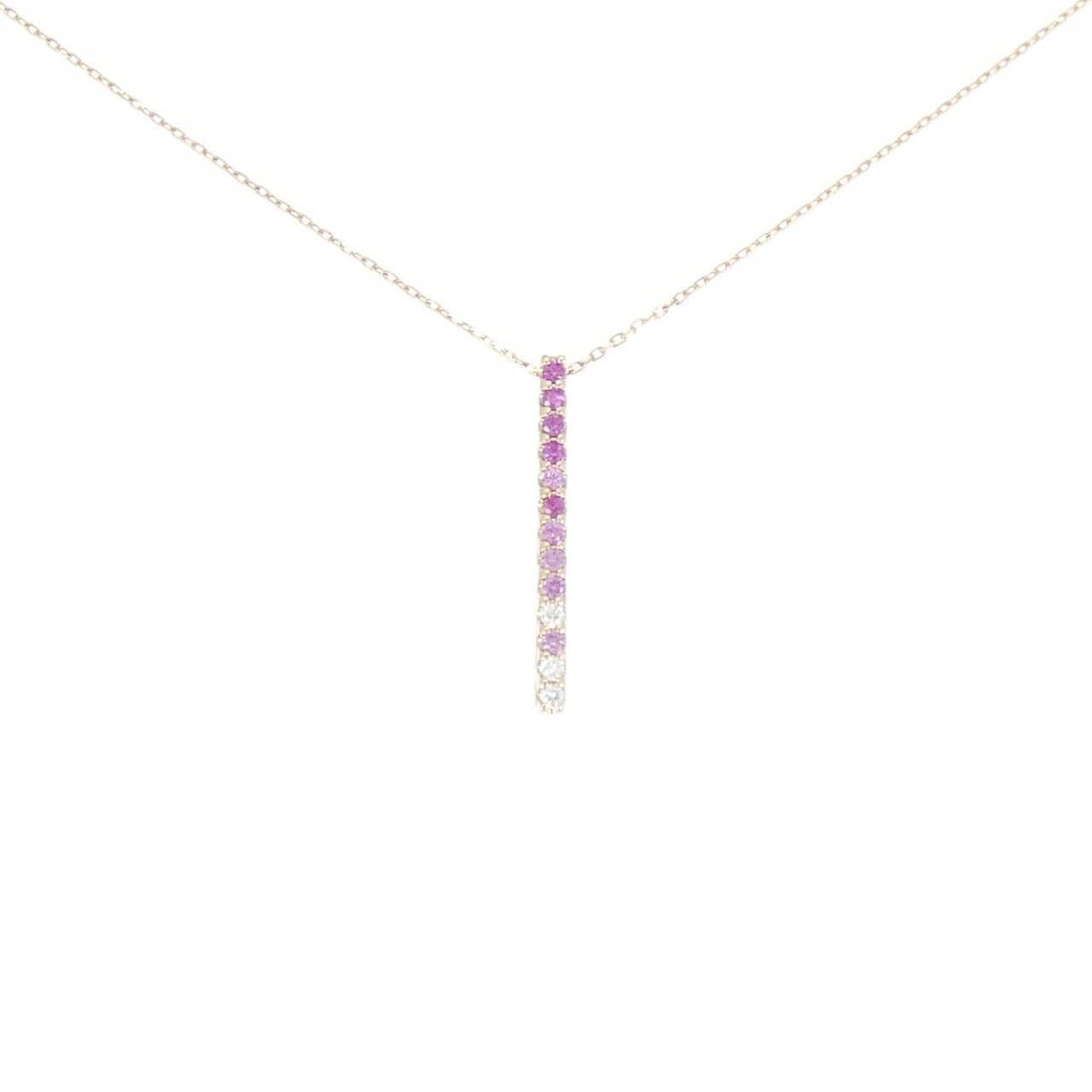 ポンテヴェキオ リニア スモール ネックレス 0.08CT