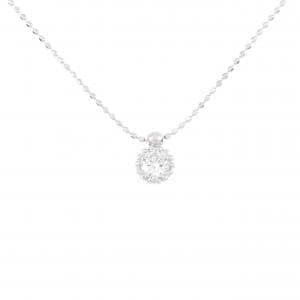 K18WG ダイヤモンド ネックレス 0.21CT