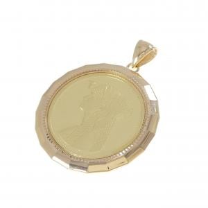 K18(枠） コイン ペンダント