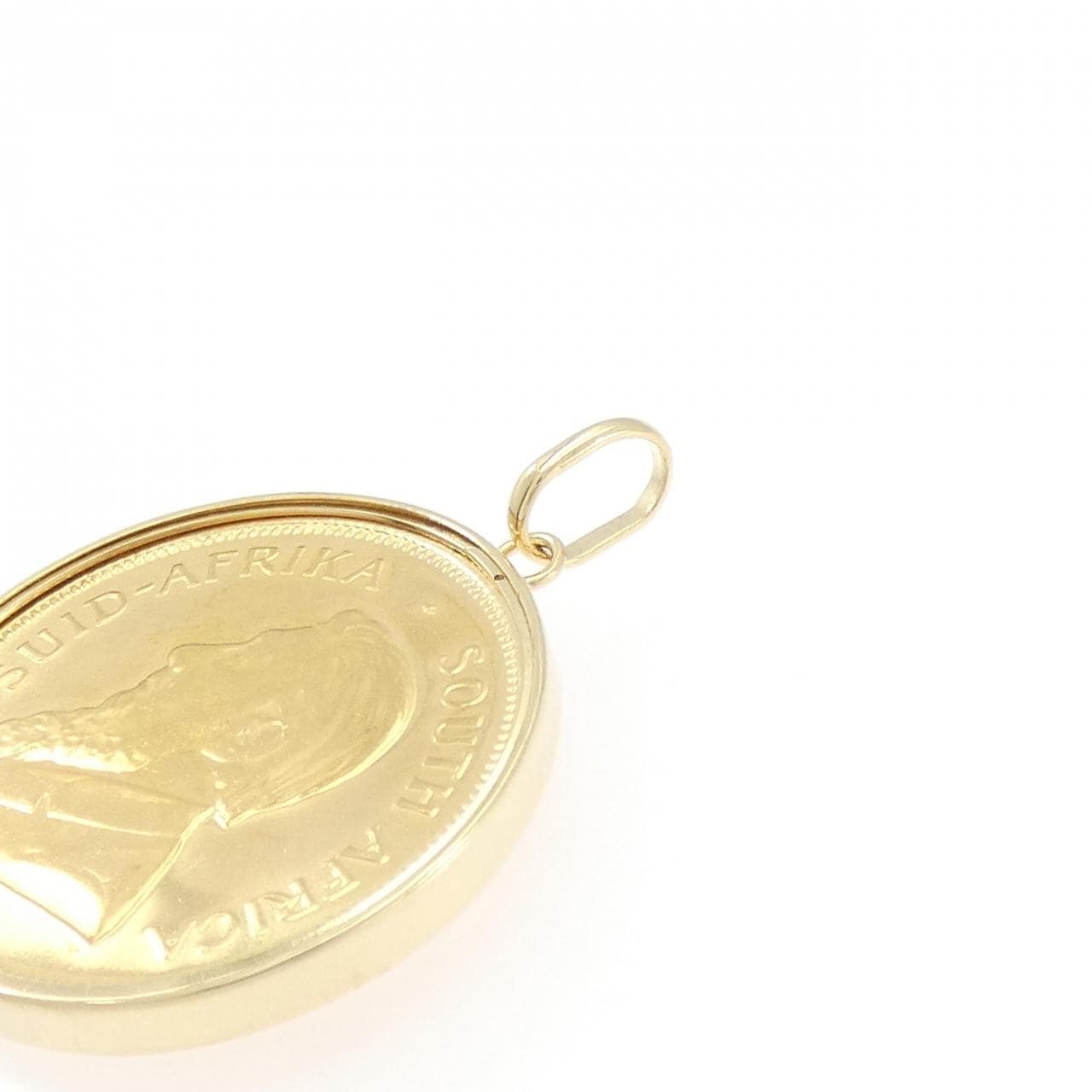 K18YG(枠) コイン ペンダント