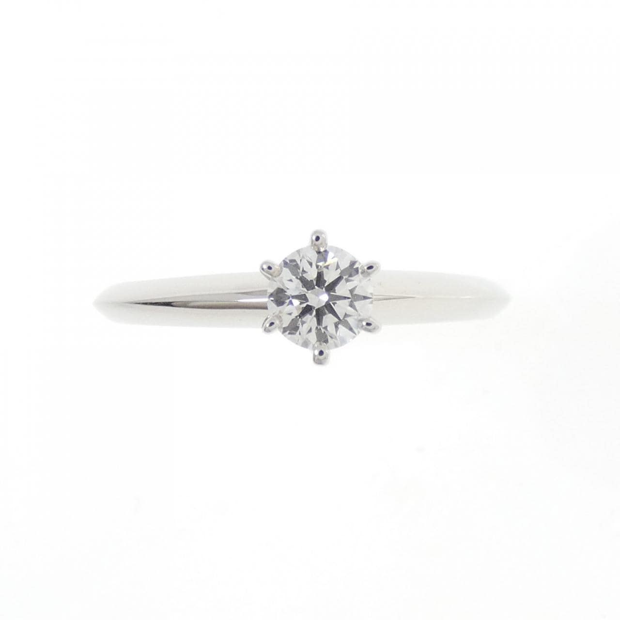 ティファニー クラシックソリティア リング 0.22CT G VS1 3EXT