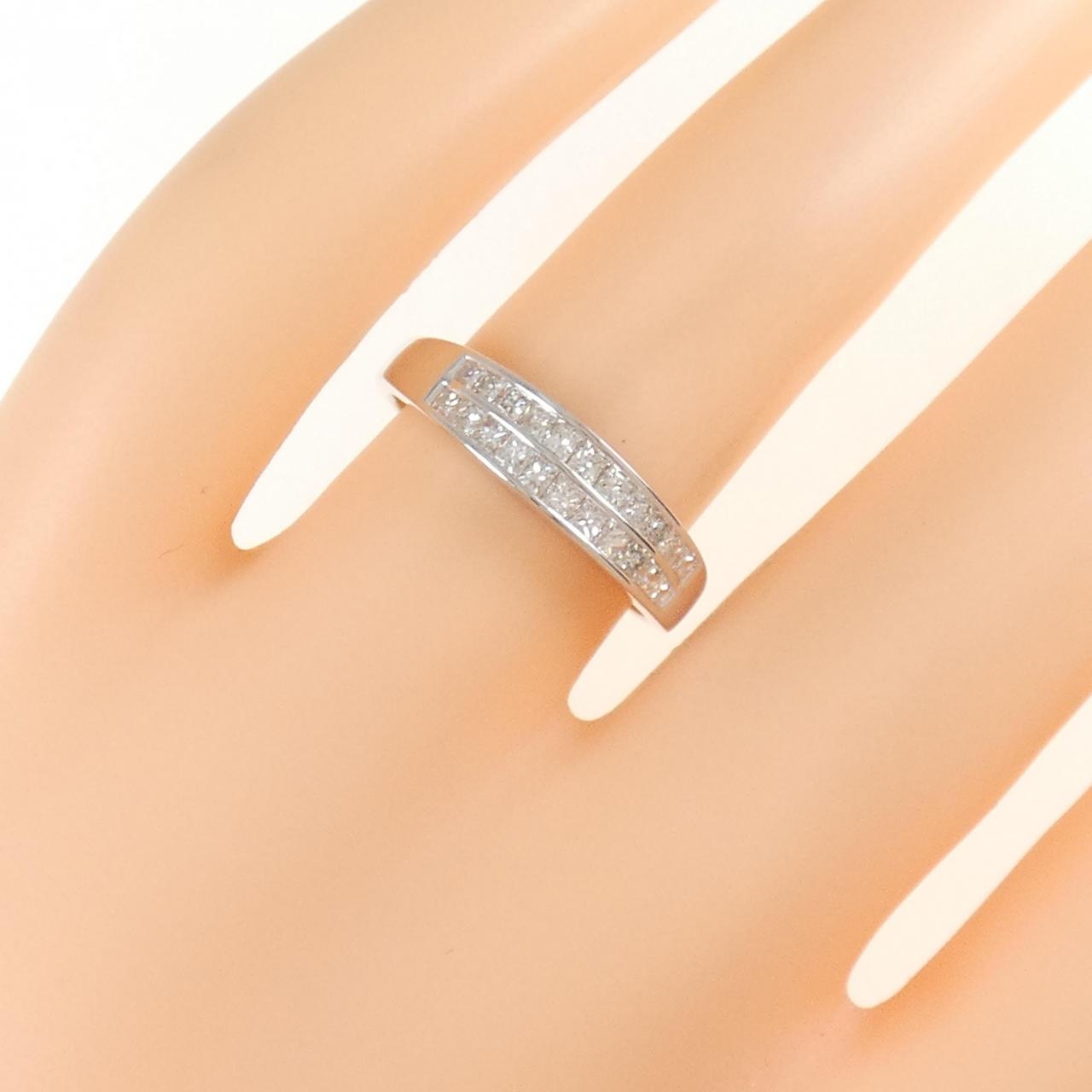 K18WG ダイヤモンド リング 0.50CT