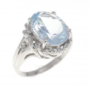 コメ兵｜K18WG アクアマリン リング 3.82CT｜ジュエリー｜リング  