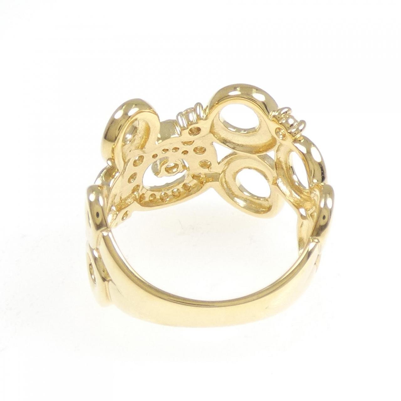 K18YG ダイヤモンド リング 0.45CT