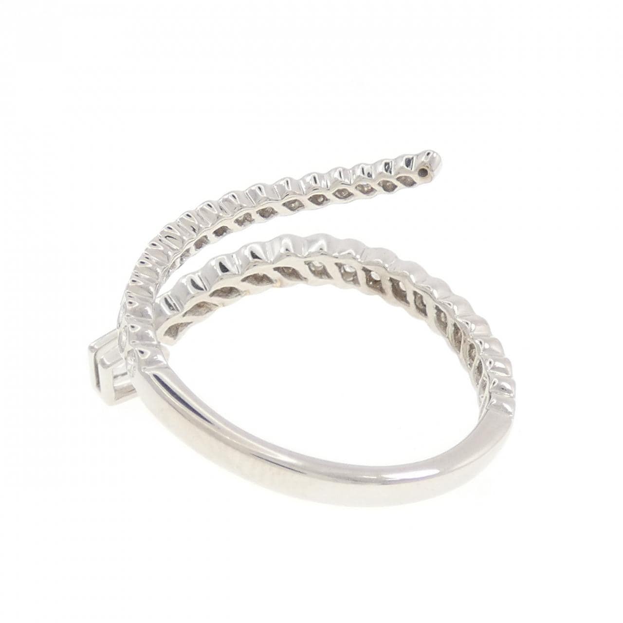 18KWG ダイヤモンド リング 0.49CT