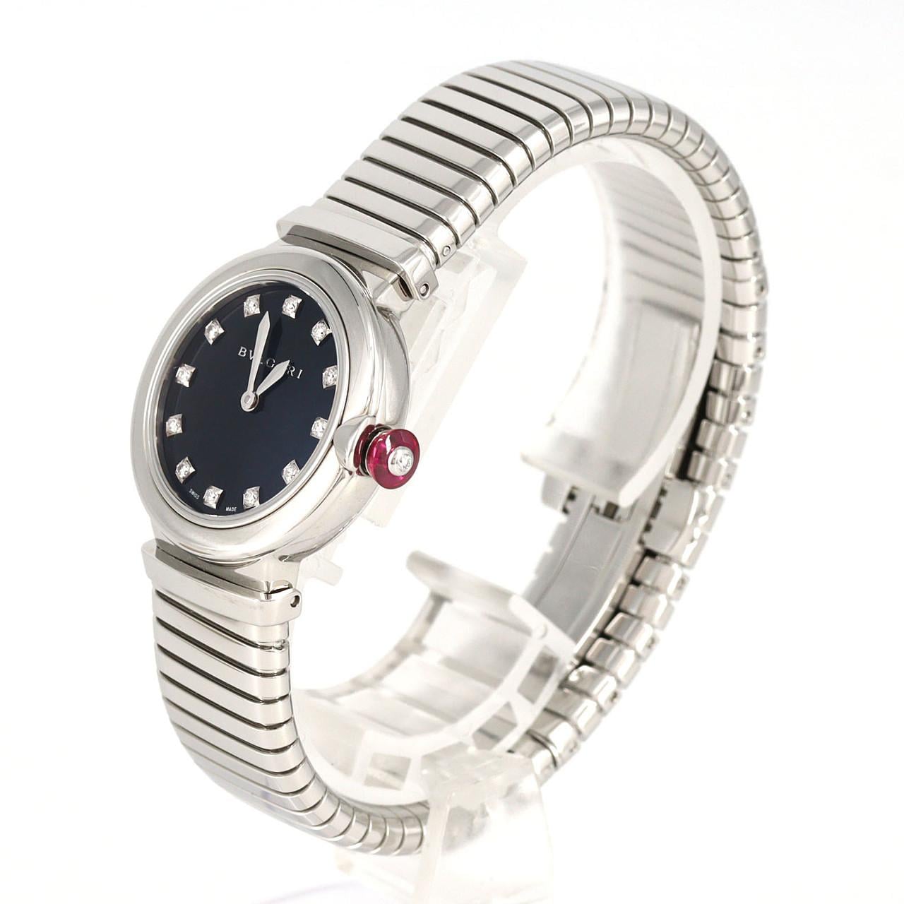 【新品】ブルガリ ルチェアトゥボガス･12P 102951/LU28BSS/12.T SS クォーツ