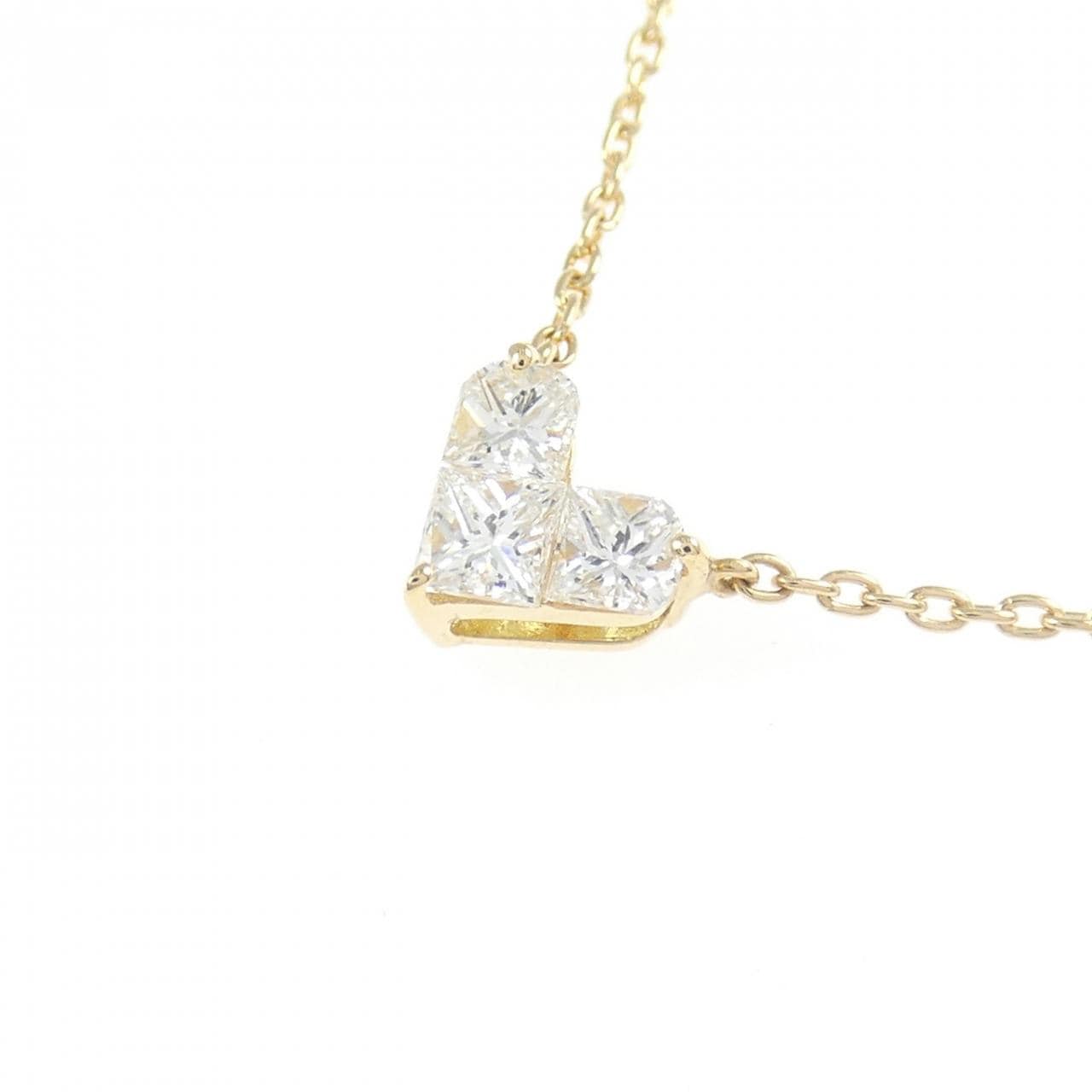 スタージュエリー ミステリアスハート ネックレス 0.28CT
