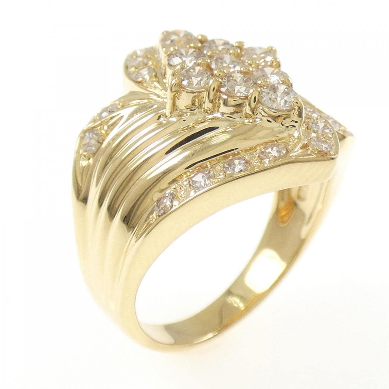 K18YG ダイヤモンド リング 1.00CT