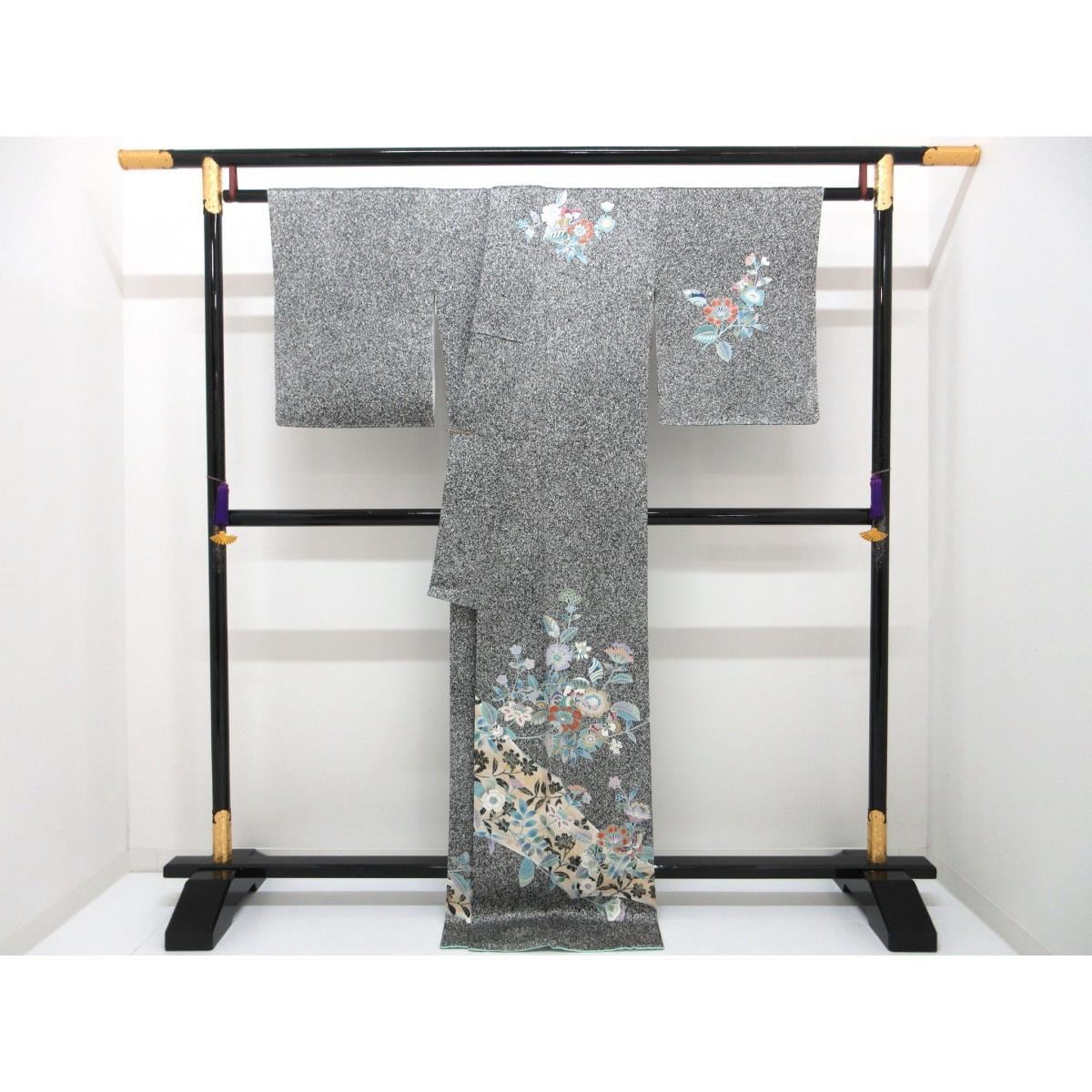 【未使用品】訪問着　友禅金彩加工