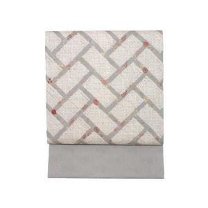 名古屋帯　染帯　刺繍入り絞り加工