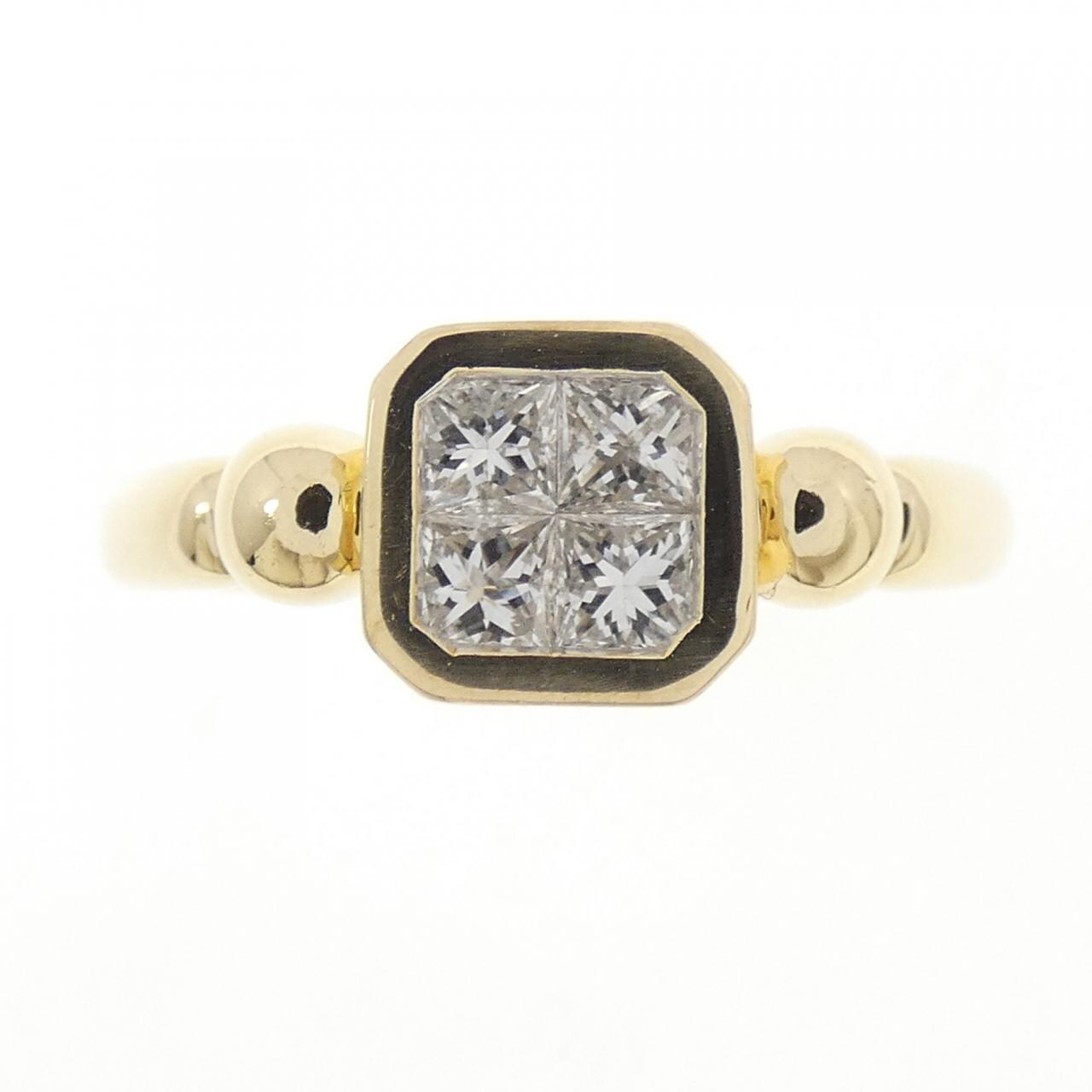 K18YG ダイヤモンド リング 0.42CT