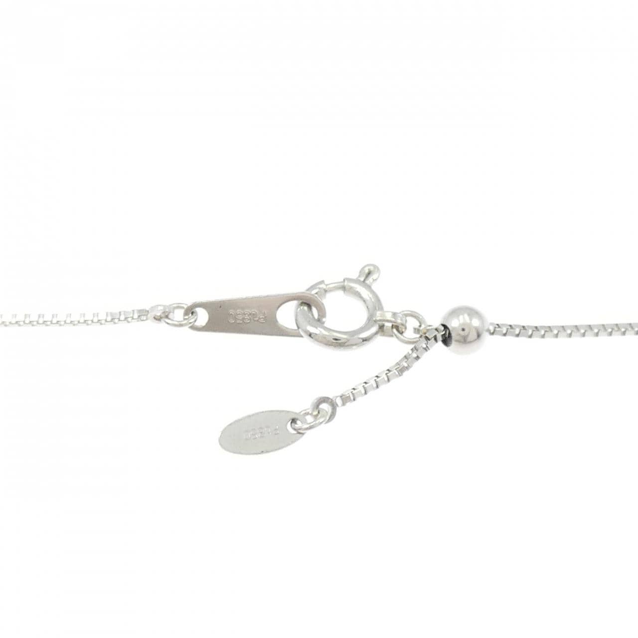 PT900/PT850 ルビー ネックレス 1.00CT