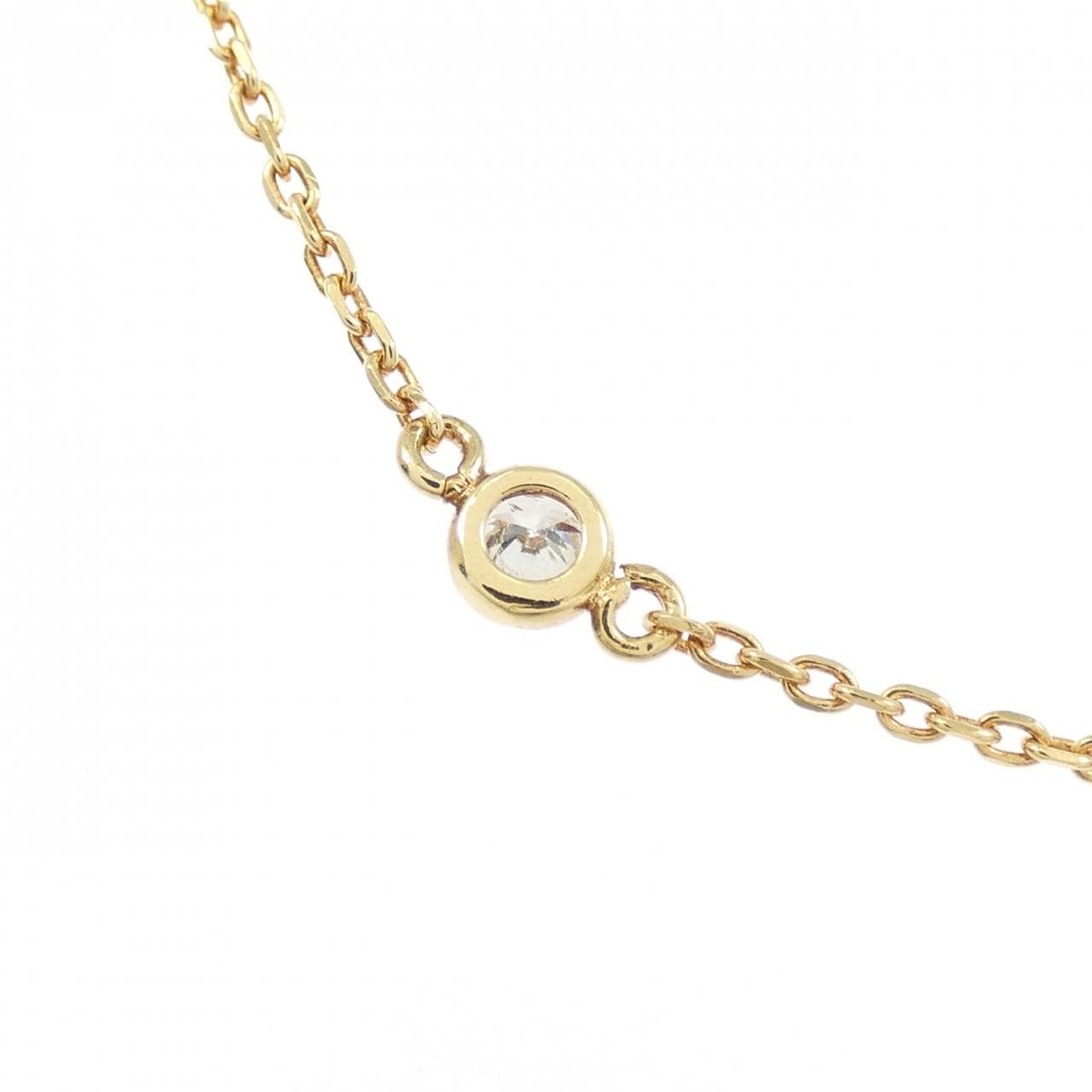 K18YG ダイヤモンド ネックレス 0.24CT