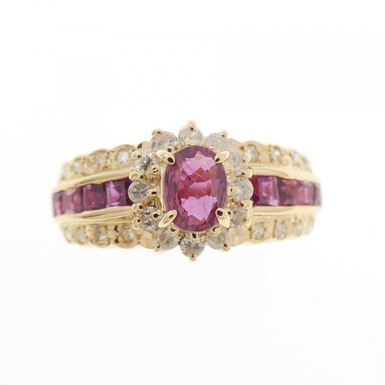 K18YG紅寶石戒指