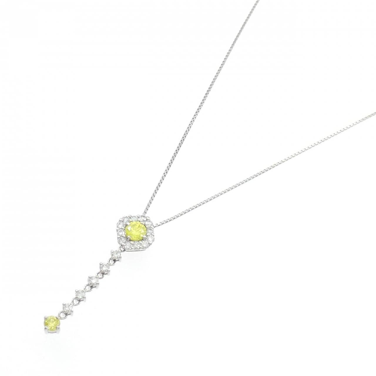 PT900/PT850 ダイヤモンド ネックレス 0.474CT