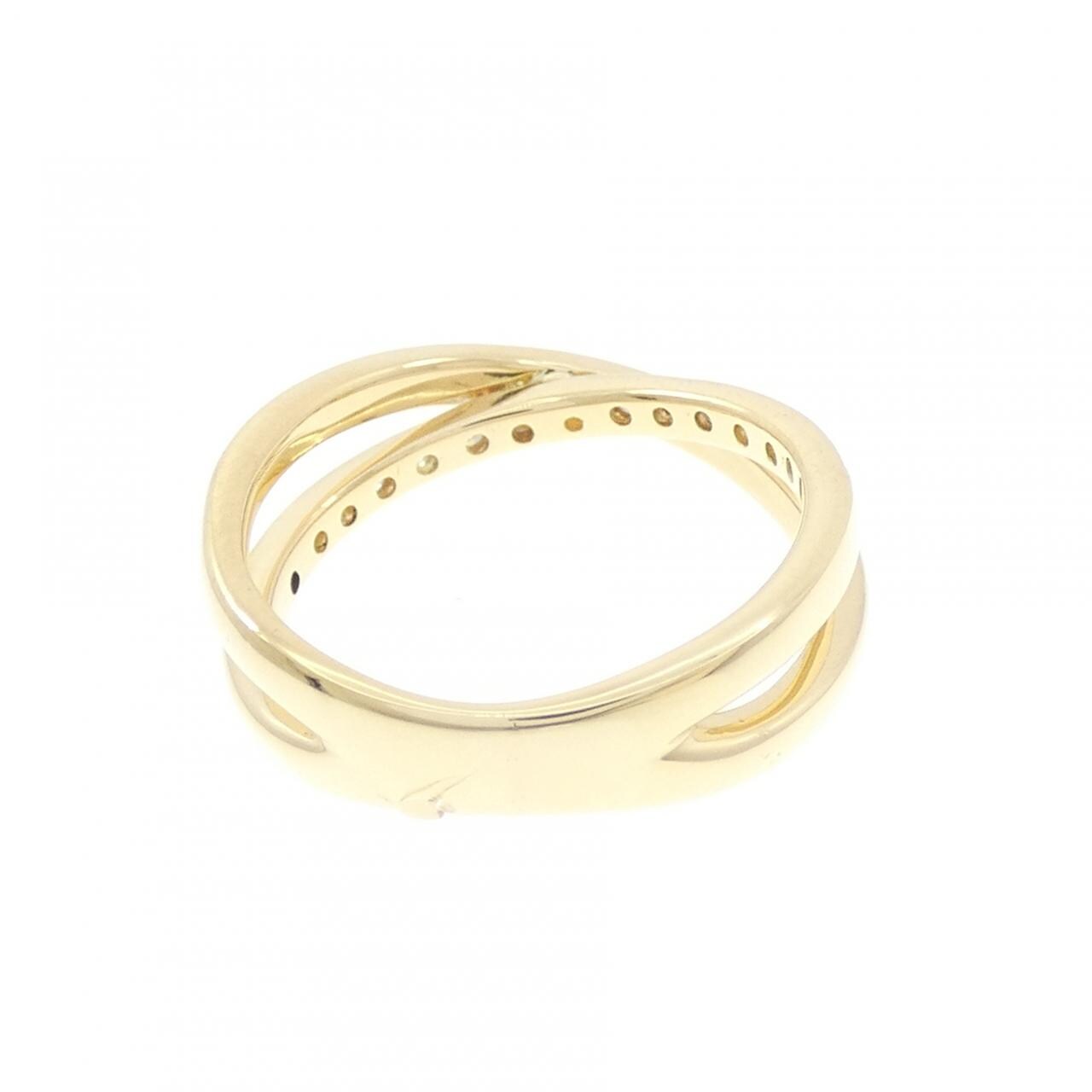 K18YG ダイヤモンド リング 0.13CT