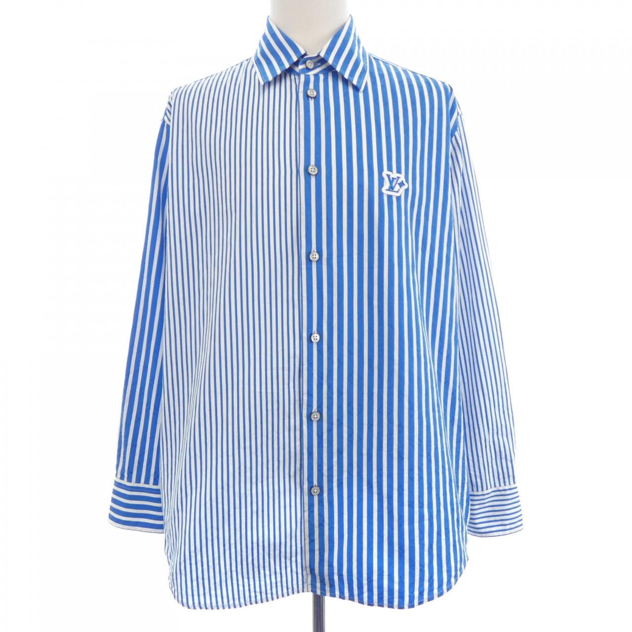 ルイヴィトン LOUIS VUITTON モノグラムパッチワークストライプシャツ HTS26WUVD シャツ
