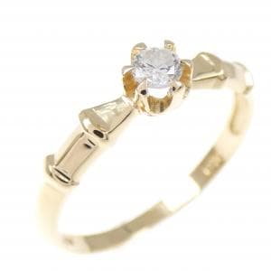 K18YG ダイヤモンド リング 0.10CT