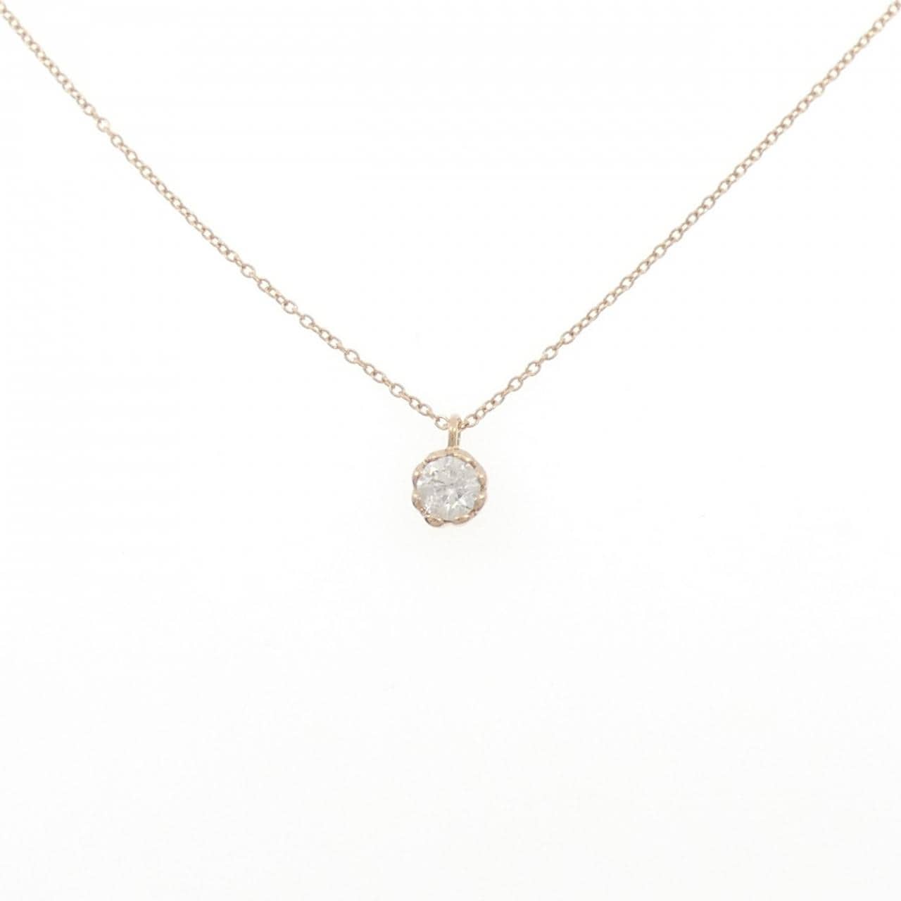 K18PG ダイヤモンド ネックレス 0.30CT