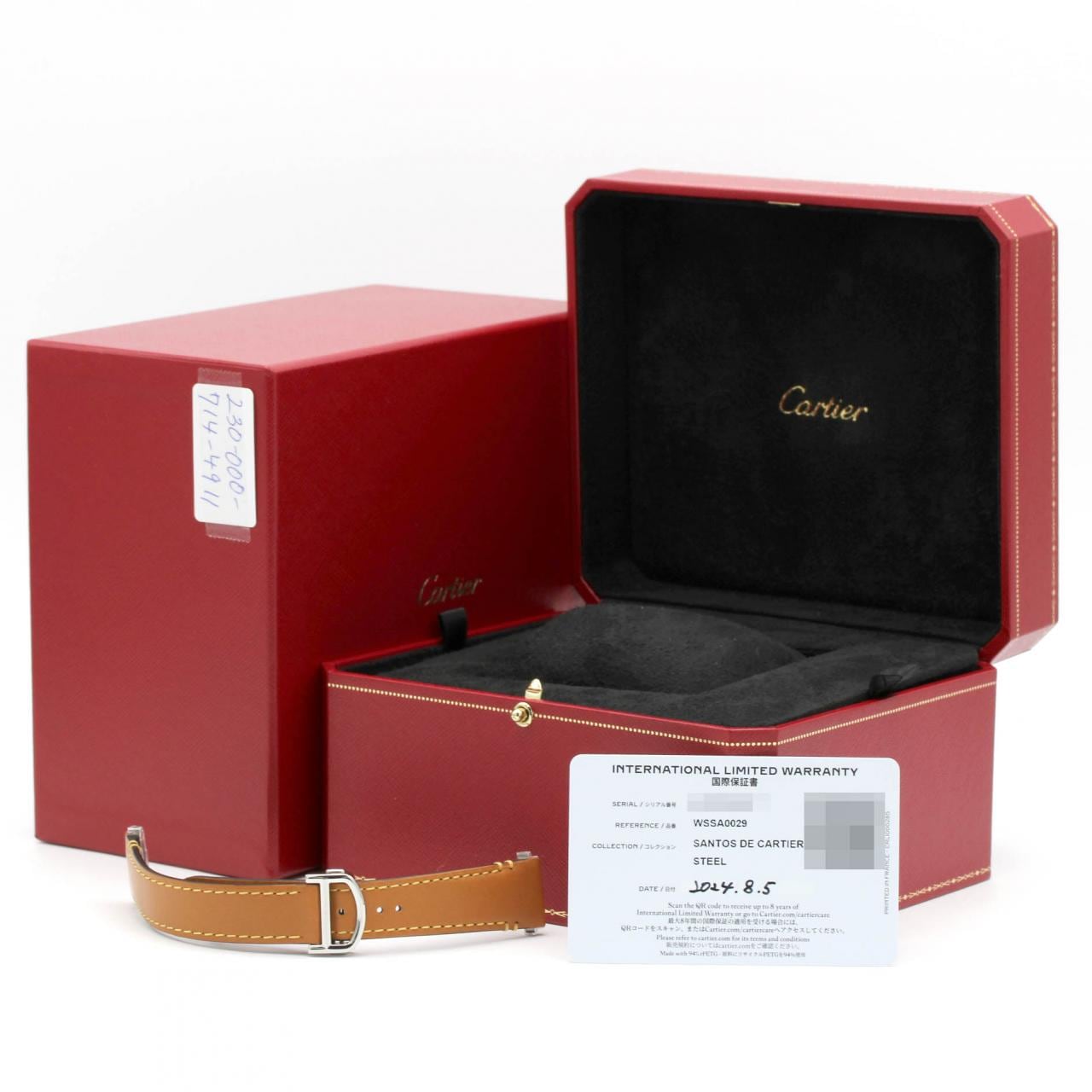 【ノーメンテナンス還元価格】カルティエ サントス･ドゥ･カルティエMM WSSA0029 SS 自動巻