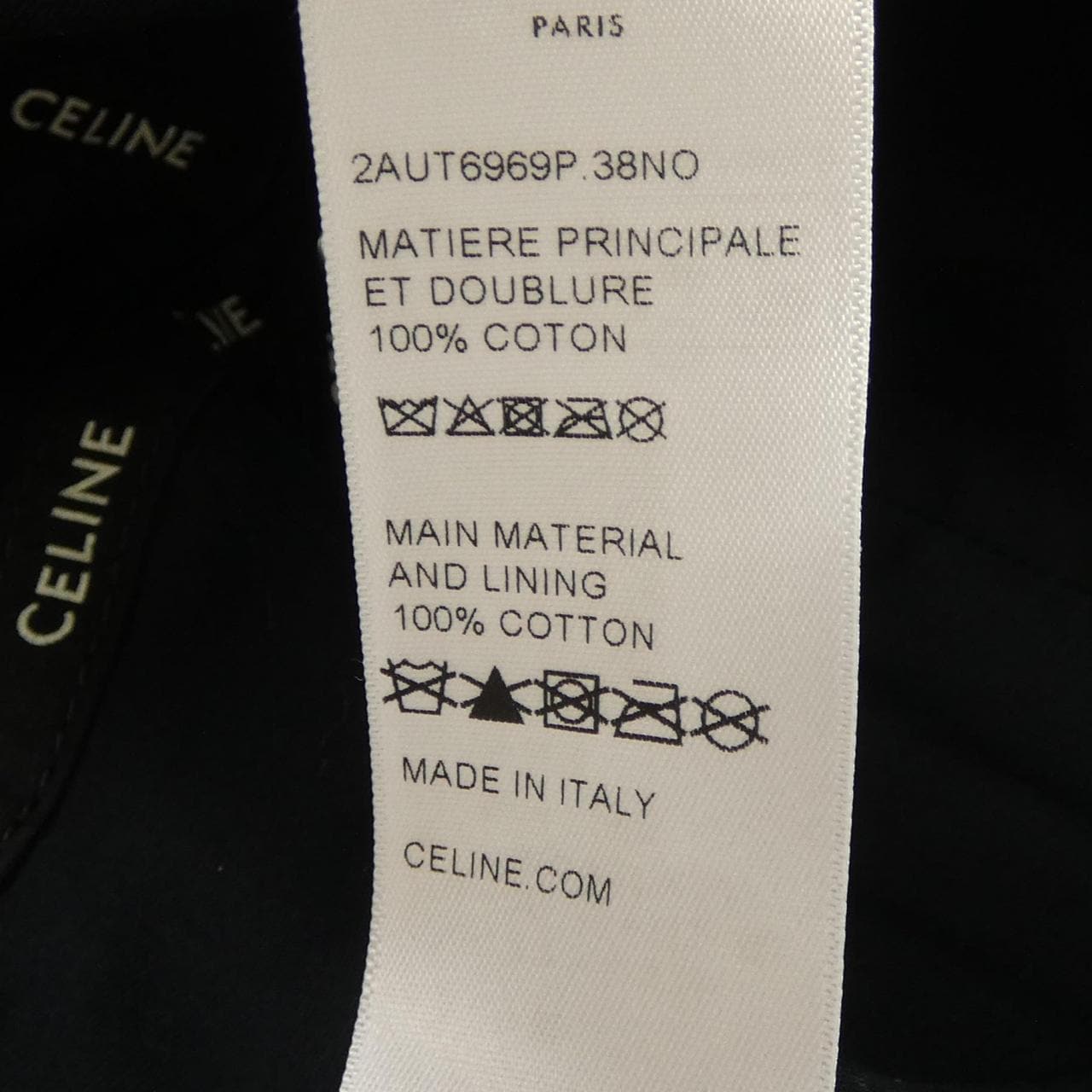 セリーヌ CELINE トリオンフベースボールキャップ 2AUT6969P キャップ