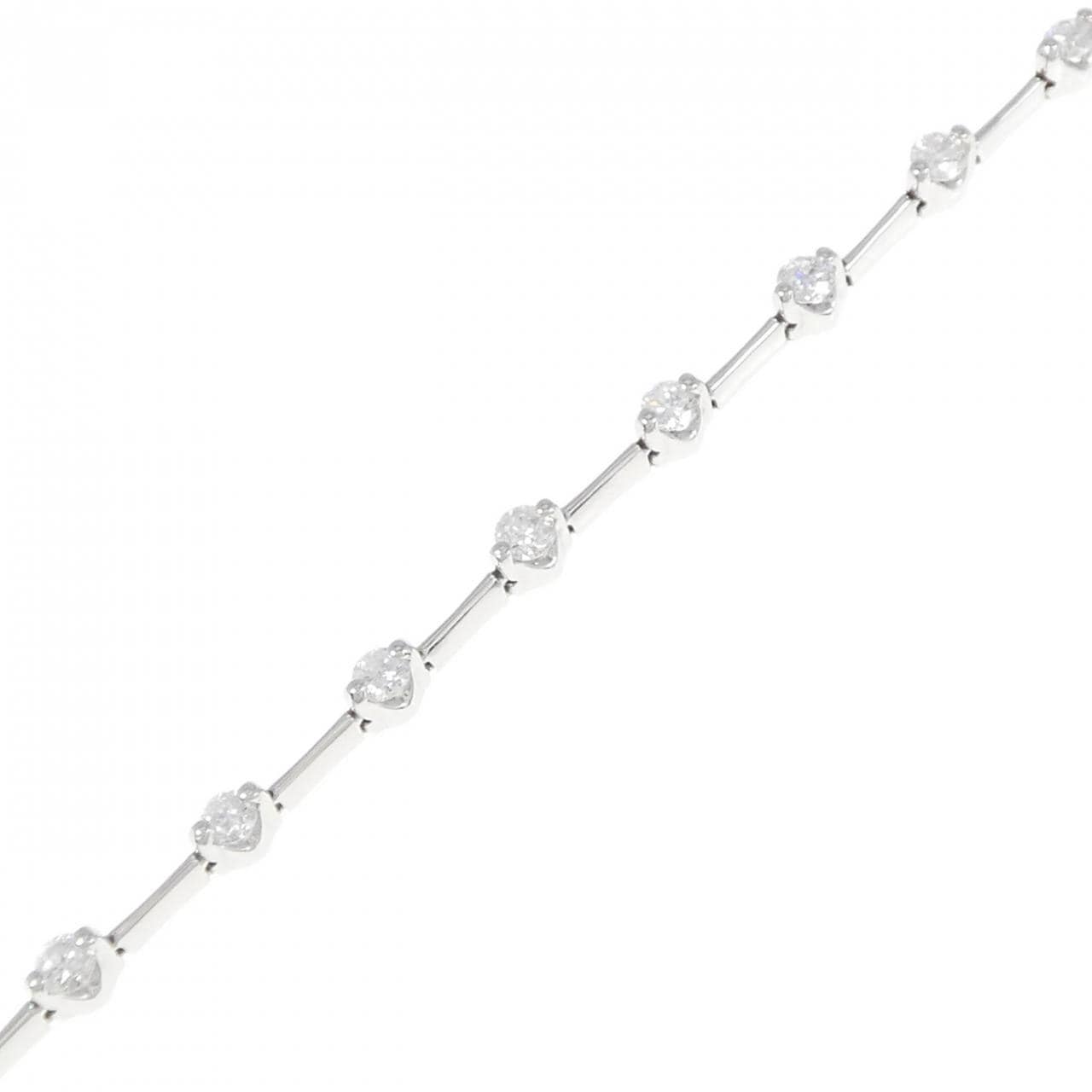 K18WG Diamond Bracelet 1.51CT
