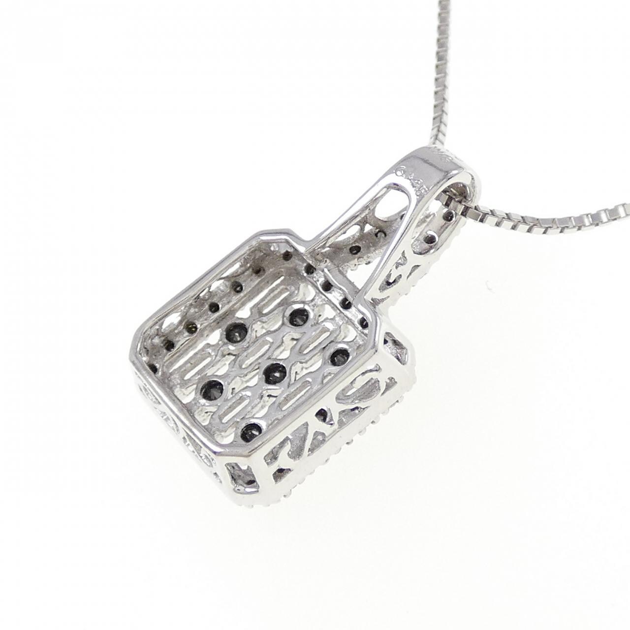 K18WG/K18BG ダイヤモンド ネックレス 0.45CT
