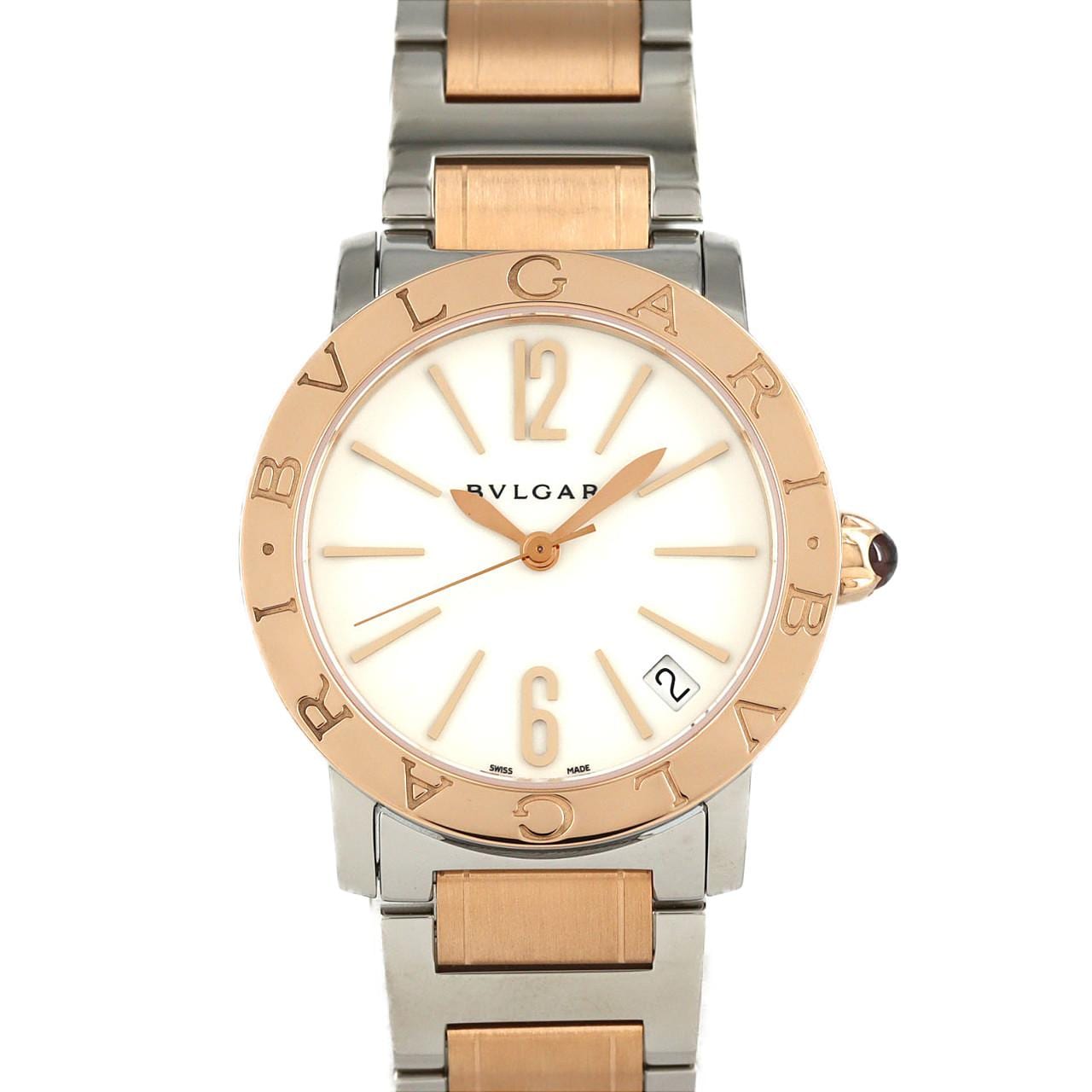 【新品】ブルガリ ブルガリブルガリ PGコンビ BBLP33SG/BBL33WSPGD SSxPG 自動巻