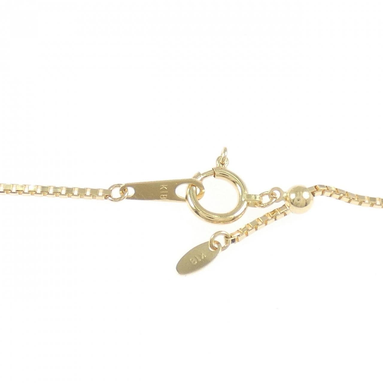 K18YG ブルートパーズ ネックレス