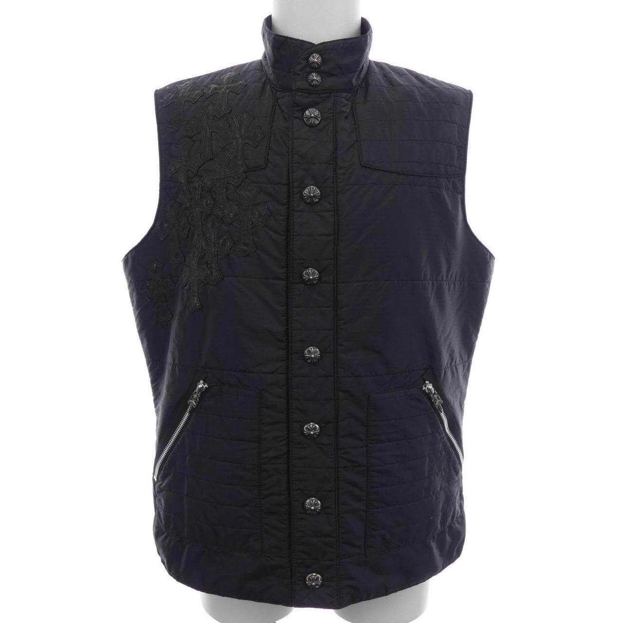 クロムハーツ CHROME HEARTS AXE セメンタリークロスパッチ ベスト