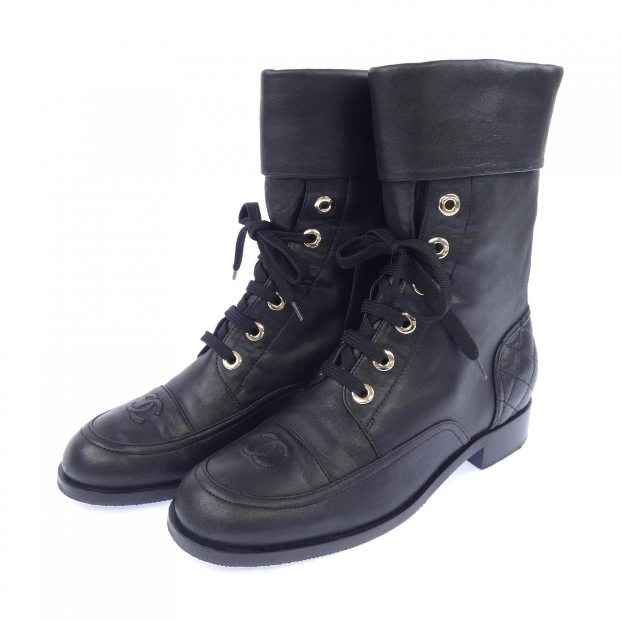 シャネル CHANEL ショートブーツ SHORT BOOTS G33986X51332 ブーツ