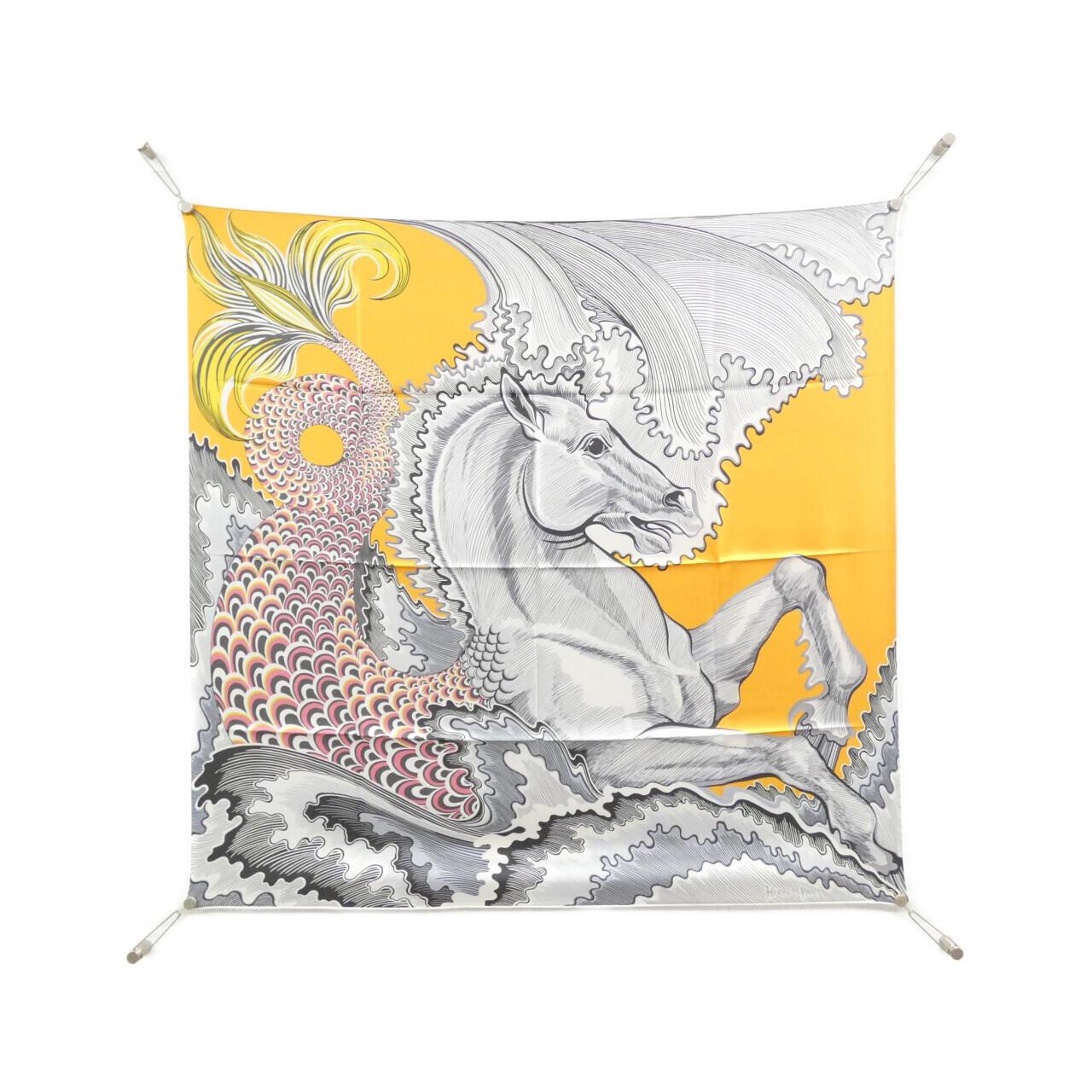 エルメス CHEVAL SIRENE カレ ダブル フェイス 903963S スカーフ