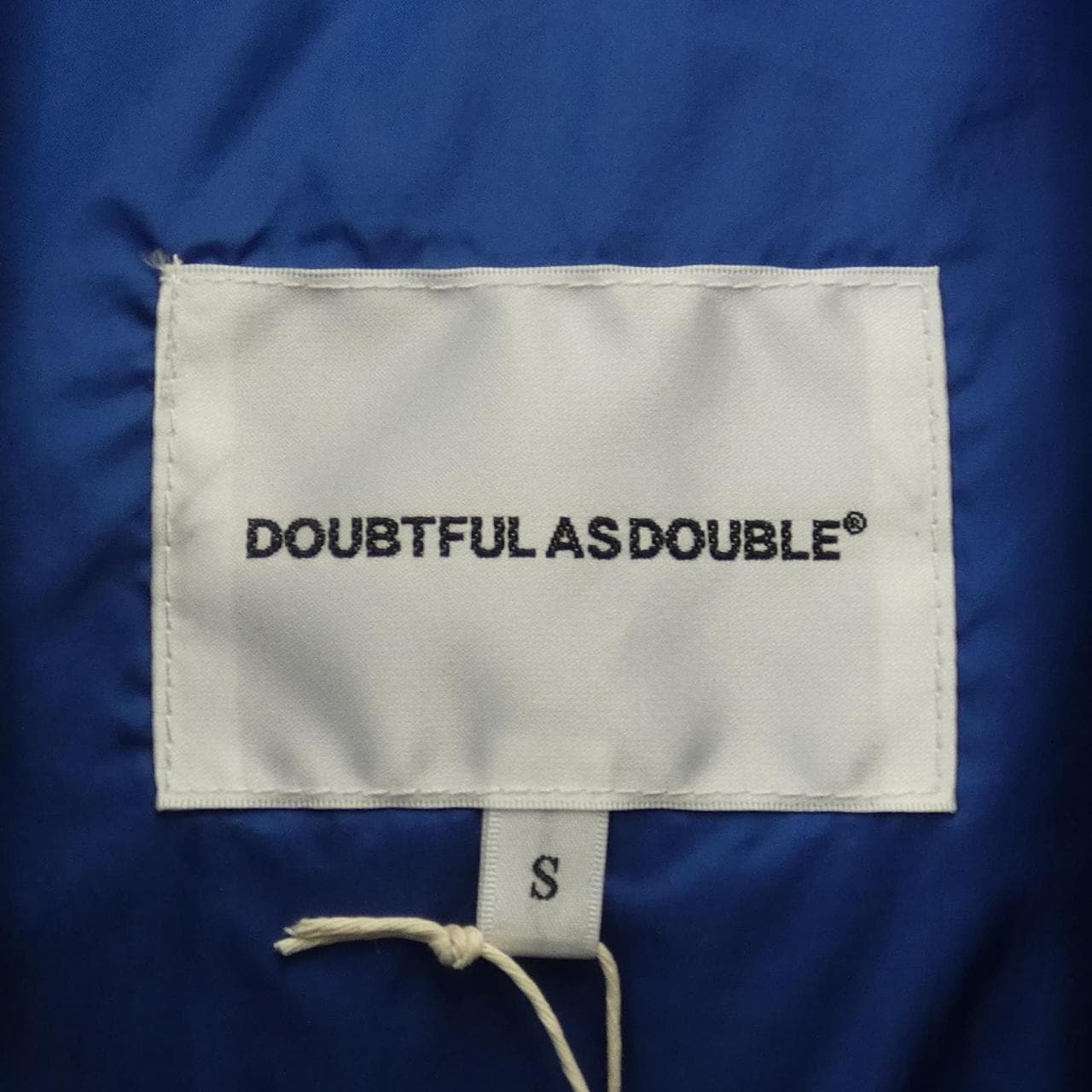 DOUBTFULASDOUBLE ダウンベスト