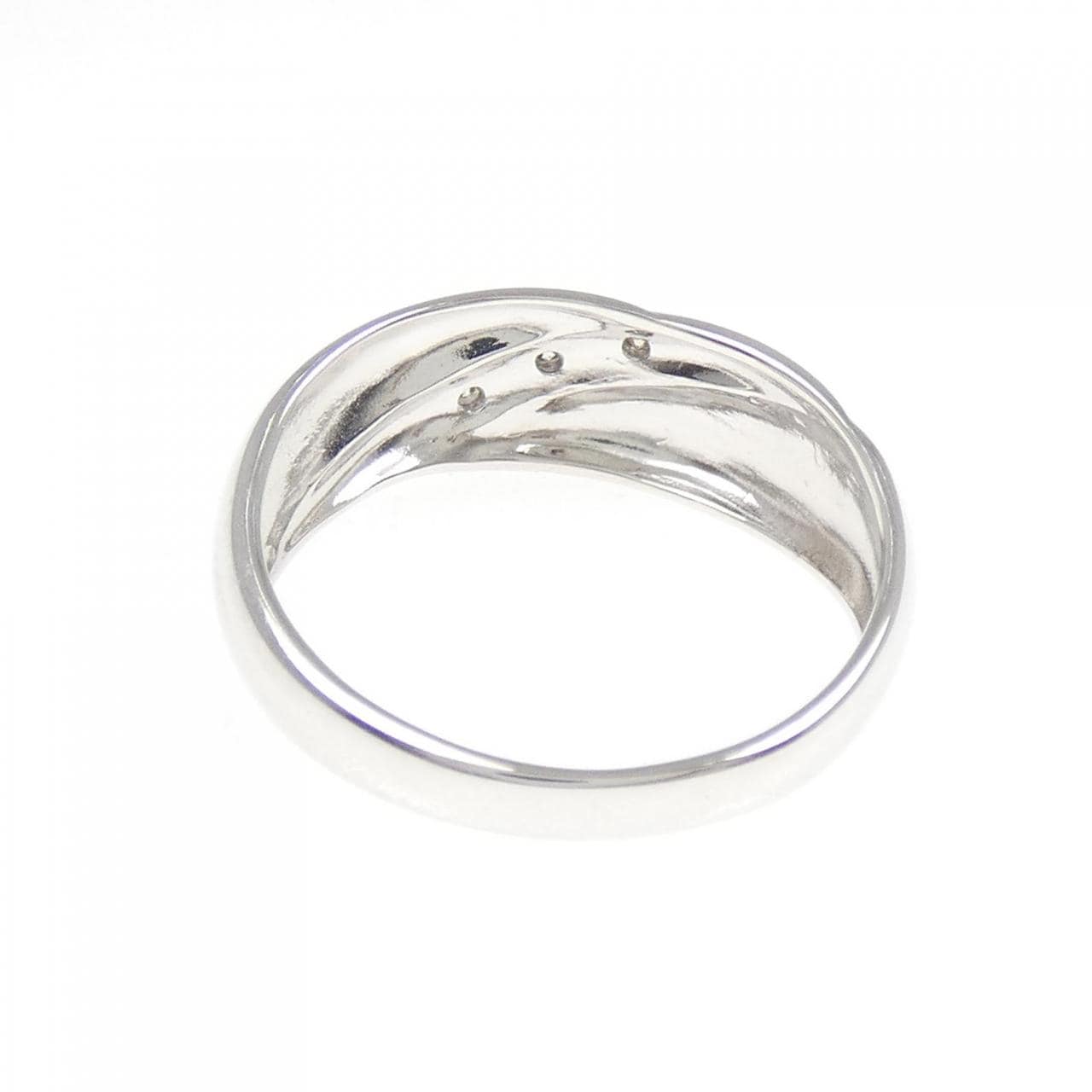 K10WG ダイヤモンド リング 0.03CT