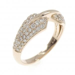 K18PG ダイヤモンド リング 0.55CT