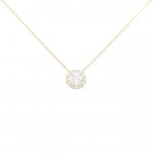 【リメイク】K18YG ダイヤモンド ネックレス 0.202CT F SI1 VG