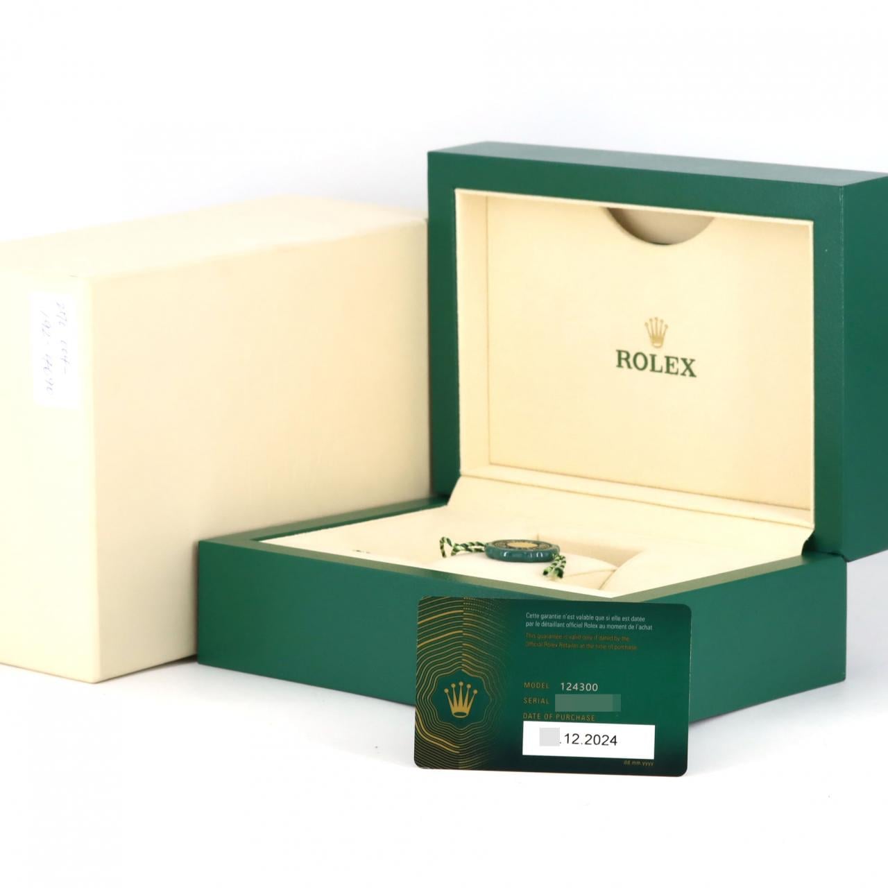 ロレックス オイスターパーペチュアル 124300 SS 自動巻 ランダム番