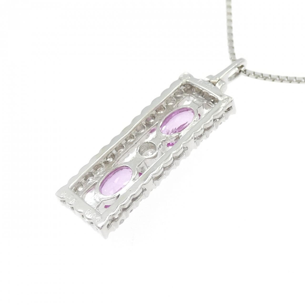 PT900/PT850 サファイヤ ネックレス 0.64CT