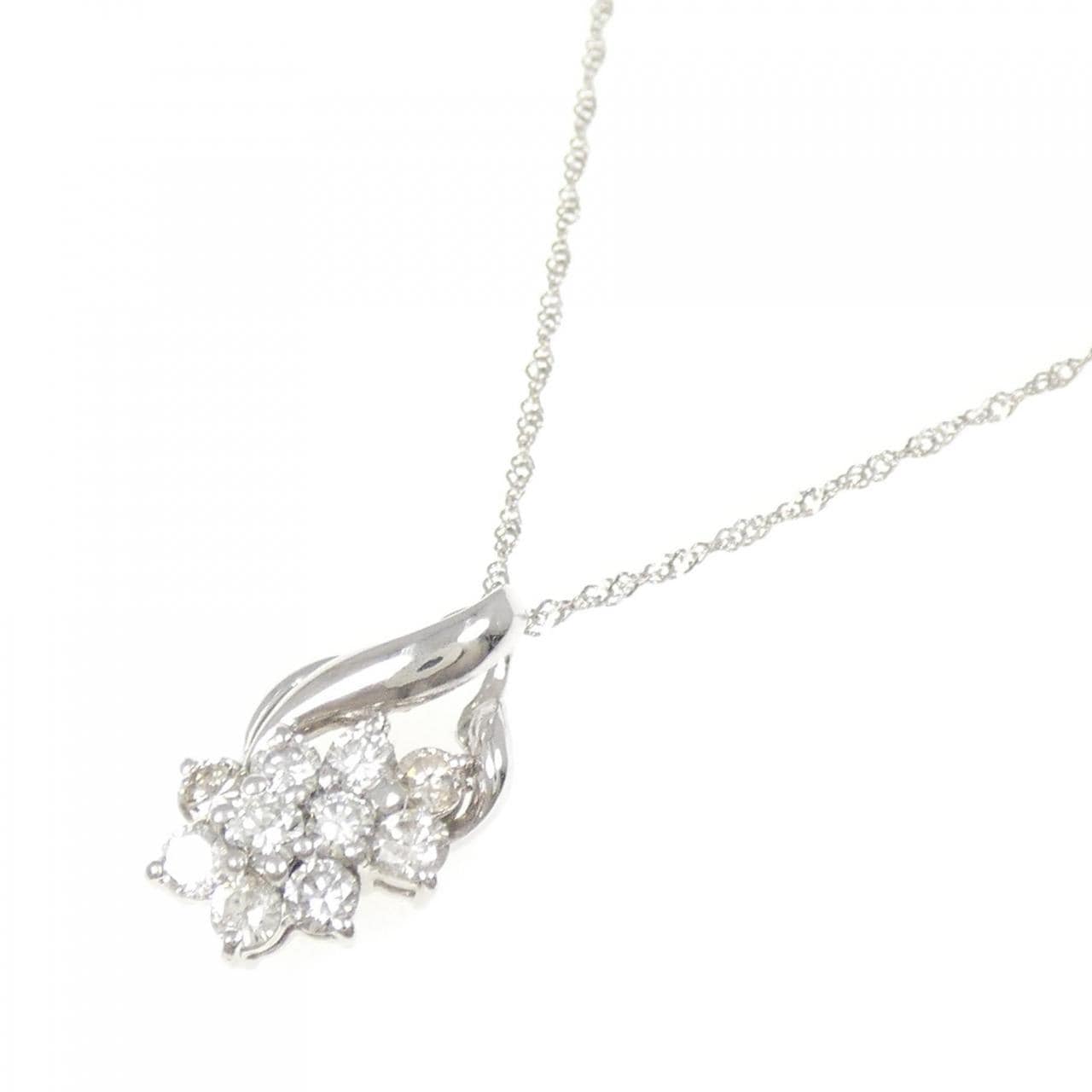 PT900/PT850 ダイヤモンド ネックレス 0.51CT